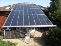 Photovoltaik-Überdachung als Solarcarport