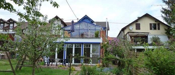 Wintergarten-Verglasung am Wohnhaus